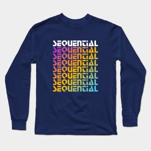 Rainbow Sequential Long Sleeve T-Shirt